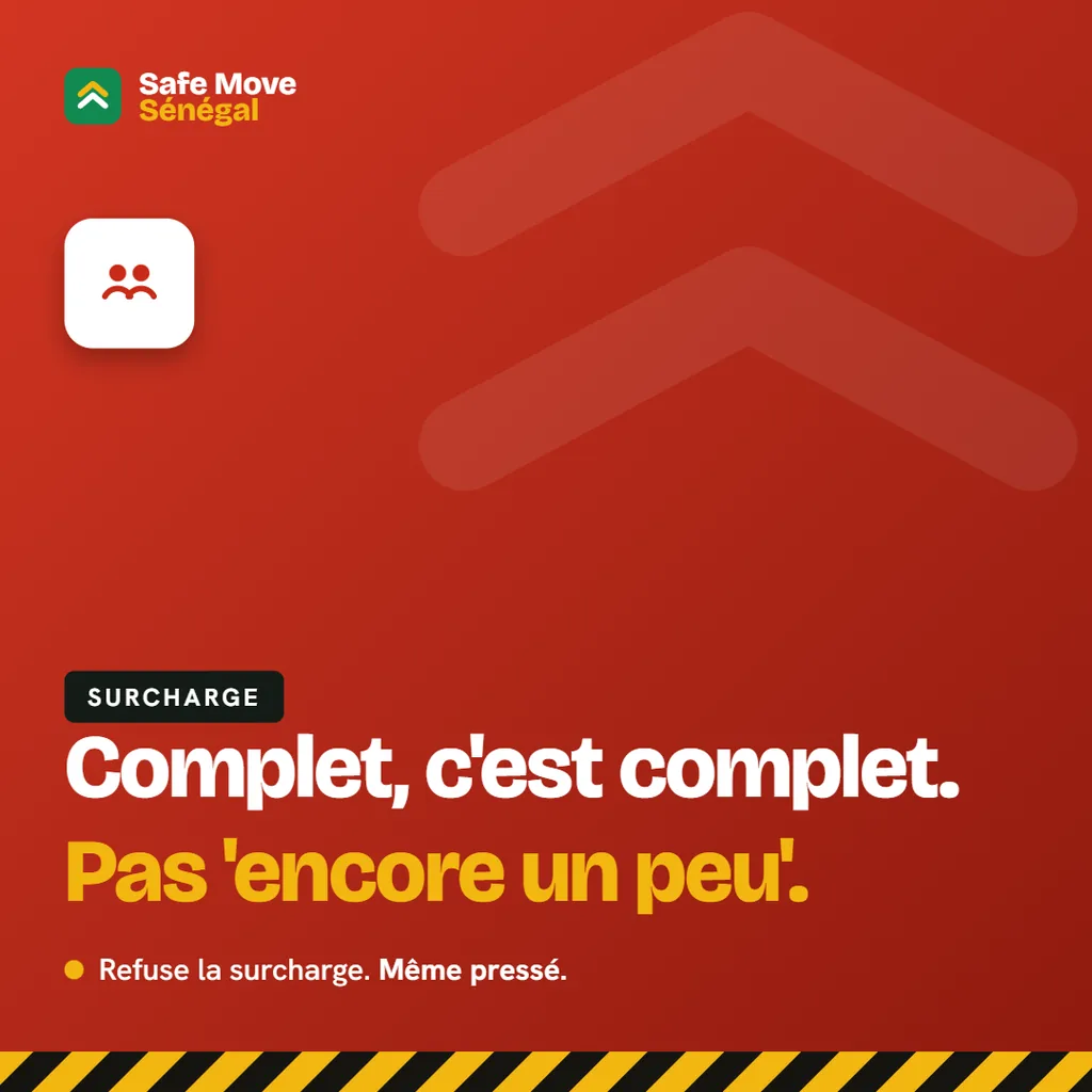 Campagne transport en commun de Safe Move Sénégal pour les apprentis des cars rapides et Ndiaga Ndiaye